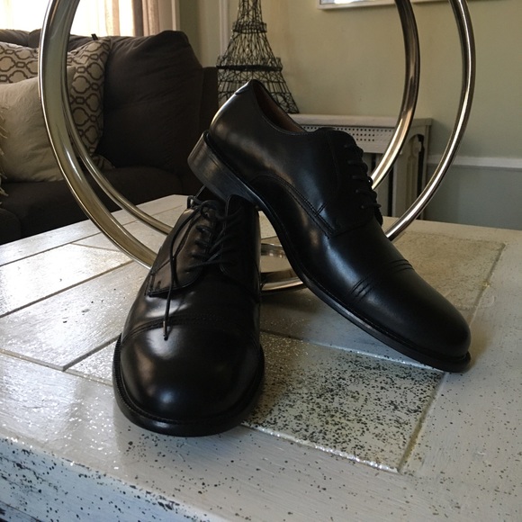 Bass 1876 Philip leather cap toe Oxford shoes main image 11